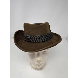 Vintage Miller & Hahn Spokane "Major" Beaver Hat Suede Finish Tyrolean Fedora
